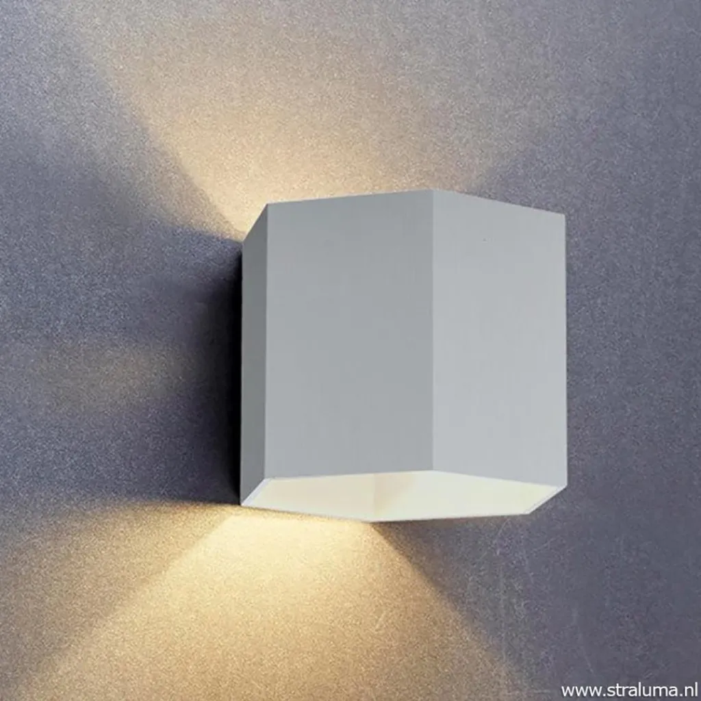 Aluminium wandlamp 6-hoek up+down>Straluma Sale