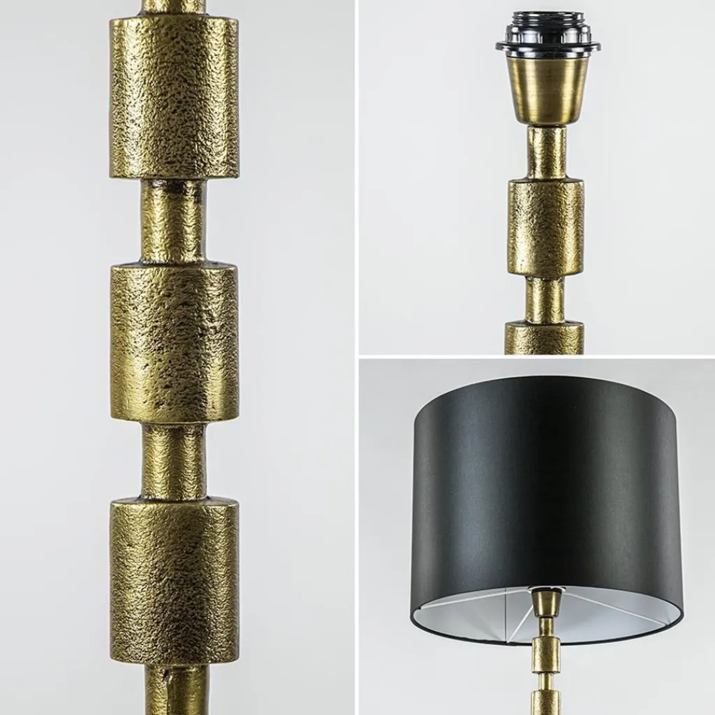 Antiek bronzen vloerlamp Malinda exclusief kap>Straluma Fashion