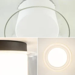 Badkamer plafondlamp helder met opaal glas IP44><noscript><img width=