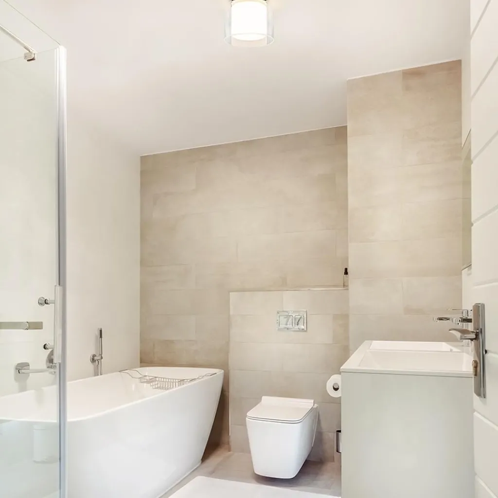 Badkamer plafondlamp helder met opaal glas IP44>Straluma Sale