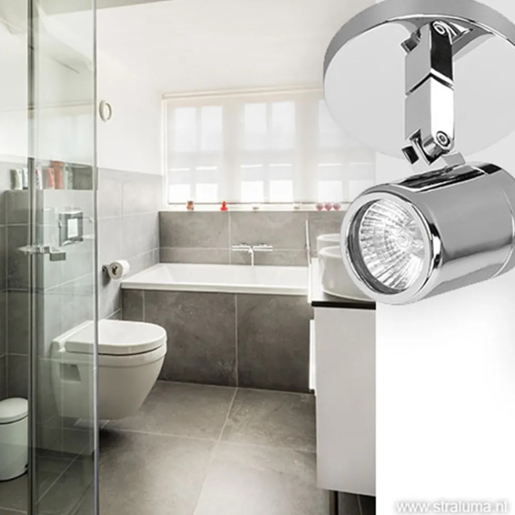 Badkamer spot Rain 1 lichts chroom>Straluma Cheap