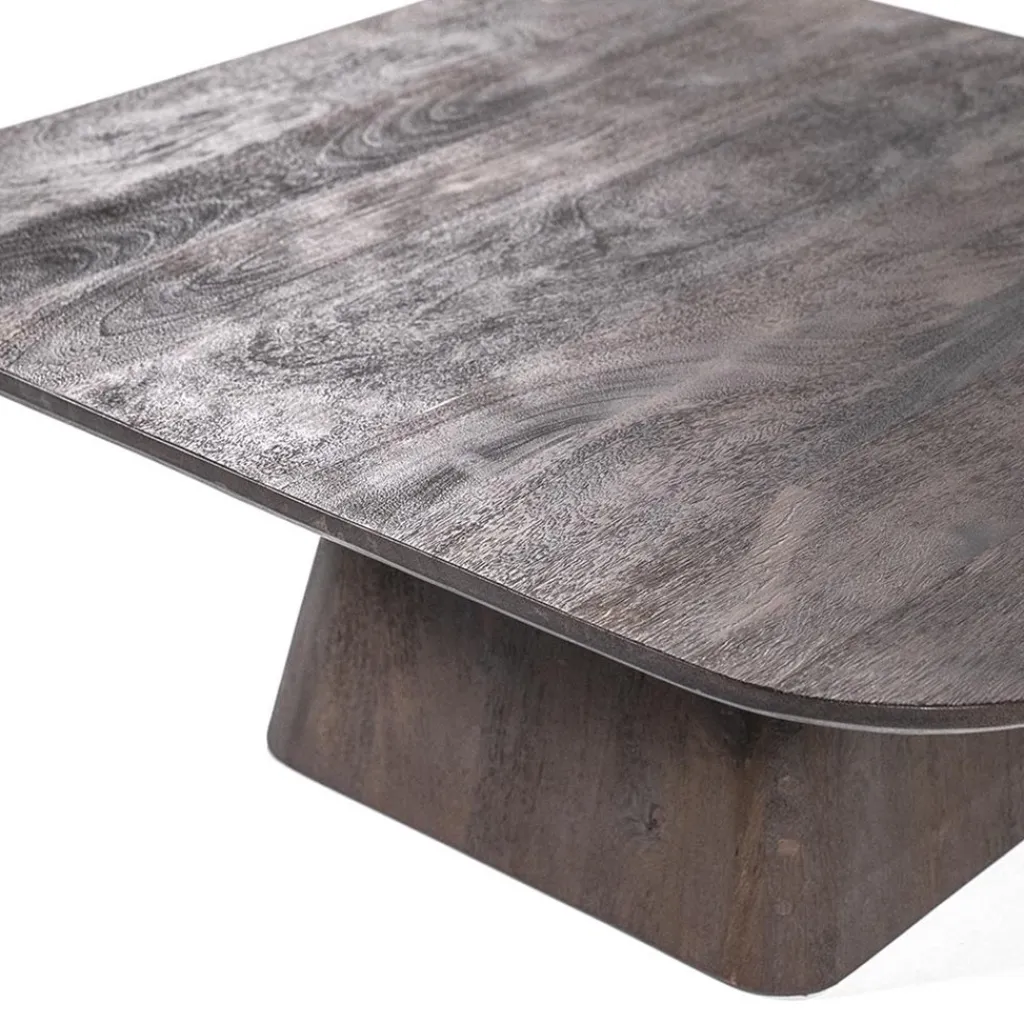 Bijzettafel Aron bruin 80x80 cm>Straluma Discount