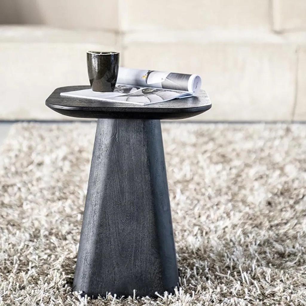 Bijzettafel Aron zwart 40x40 cm>Straluma Discount