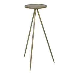 Bijzettafel Envira antiek goud Ø35x98,5 cm>Straluma Best Sale