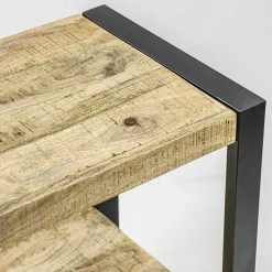 Bijzettafel 2-laags mango hout naturel><noscript><img width=