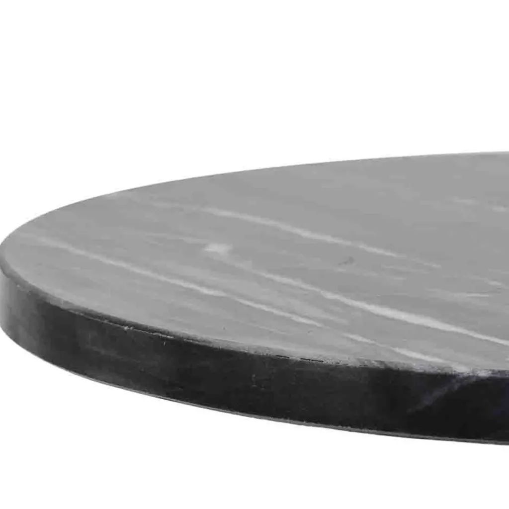 Bijzettafel Lomelo zwart marmer met antiek brons>Straluma Cheap