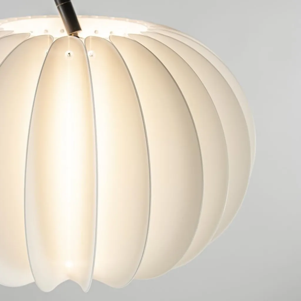 Booglamp Arena zwart/kap wit>Straluma Outlet
