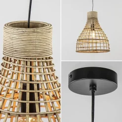 Botanische hanglamp Puerto rotan naturel><noscript><img width=