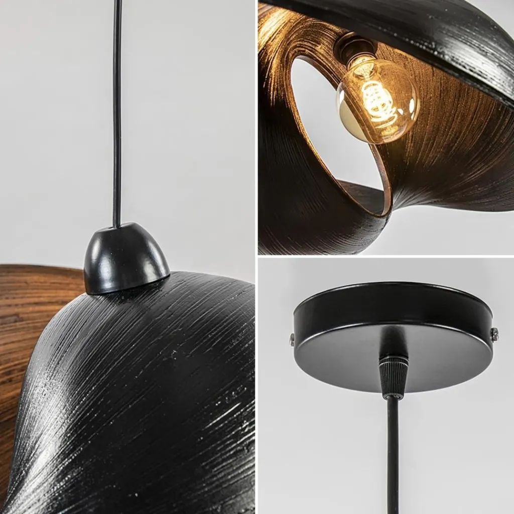 Botanische hanglamp zwart 50 cm>Straluma Online