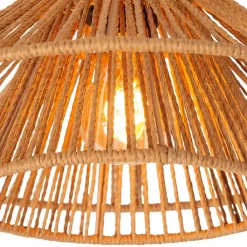 Botanische plafondlamp naturel / mat goud><noscript><img width=