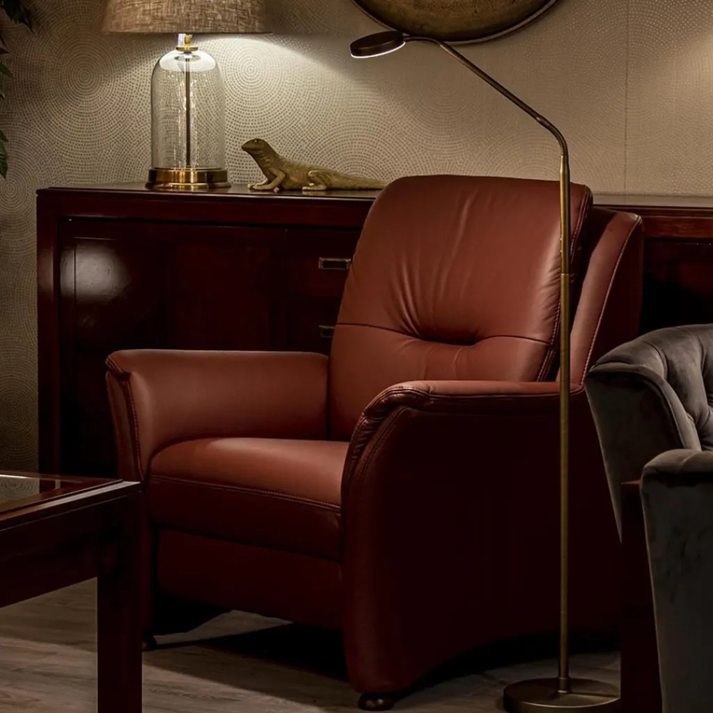 Bronzen leeslamp op accu inclusief dimbaar LED>Straluma Store