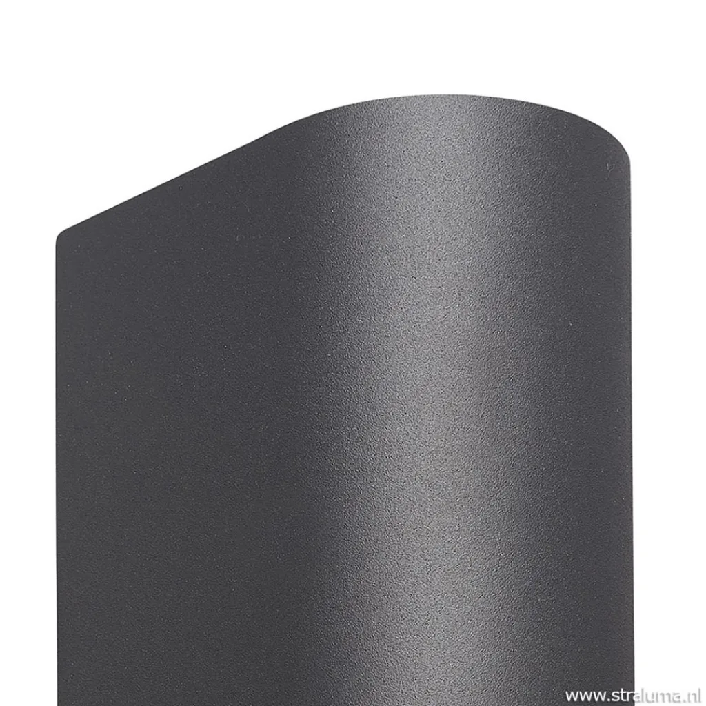 Buitenlamp afgerond up+down antra. IP54>Straluma Shop