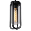 Buitenlamp hang zwart met glazen kap IP44>Straluma Best