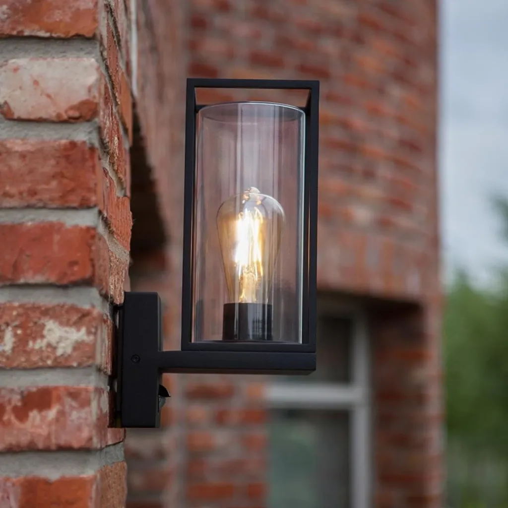 Buitenlamp lantaarn zwart met bewegingssensor>Straluma Cheap