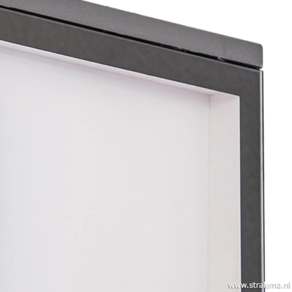 Buitenlamp wand rechthoek antraciet IP54>Straluma Cheap