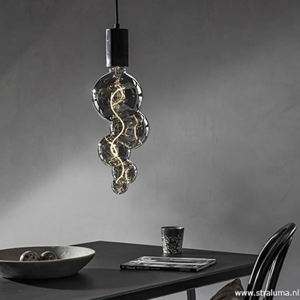 Calex Alicante led lamp titanium 4w e27>Straluma Fashion