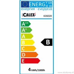 Calex Bilbao led lamp titanium 4w e27><noscript><img width=