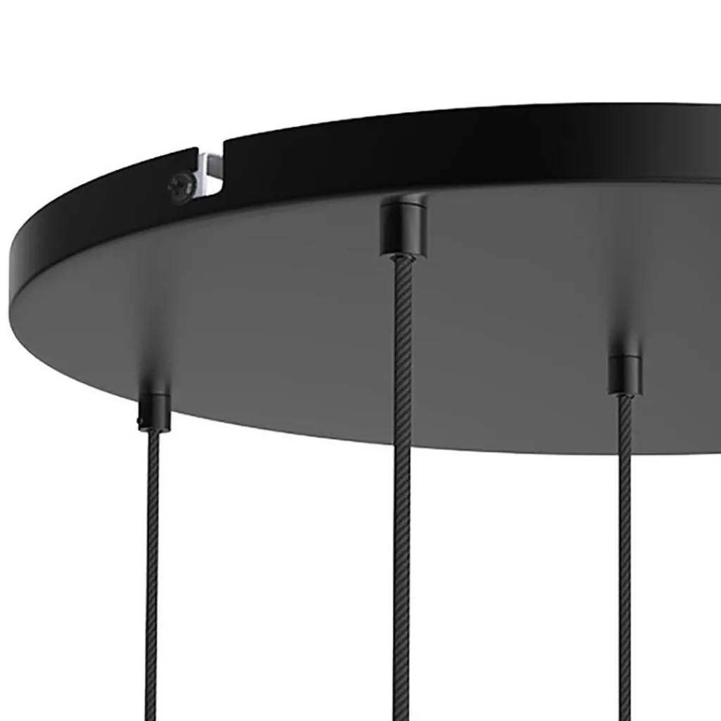 Calex 5-lichts retro pendels rond 50 cm zwart>Straluma Clearance