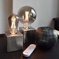 Calex Smart Home E27 LED filament smoke ST64><noscript><img width=