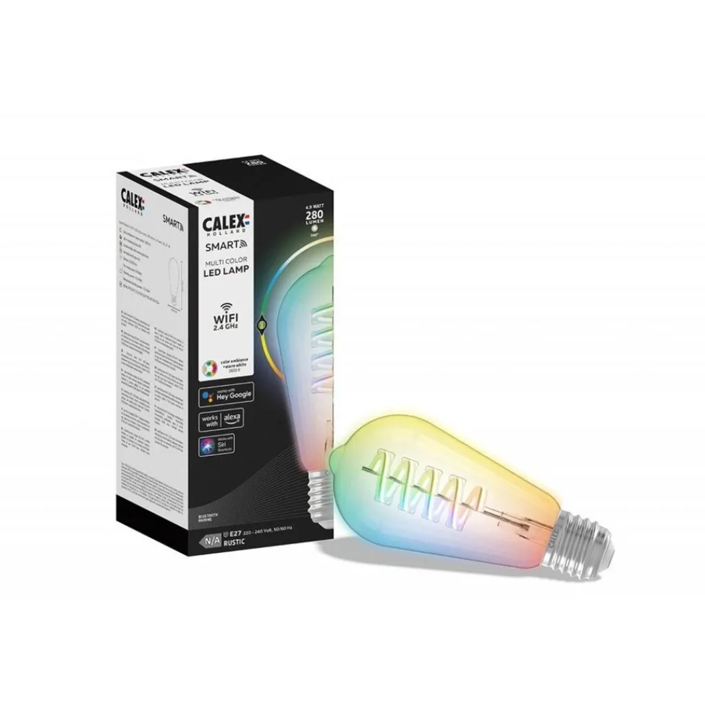 Calex Smart Rustiek ST64 Helder Flex Filament>Straluma Best