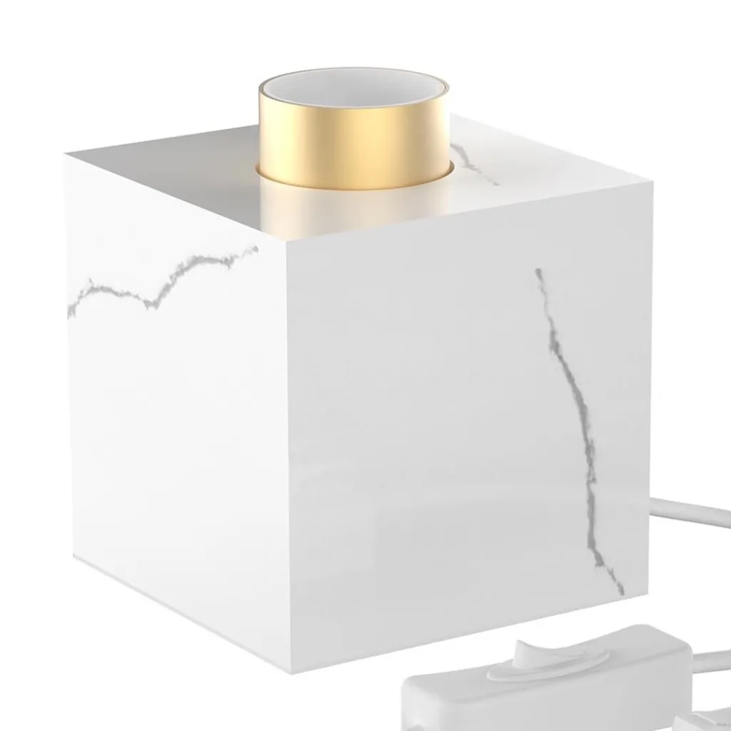 Calex tafelarmatuur wit/marmer>Straluma Outlet