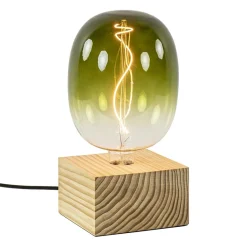 Calex tafellamp Wood FSC vierkant>Straluma Outlet