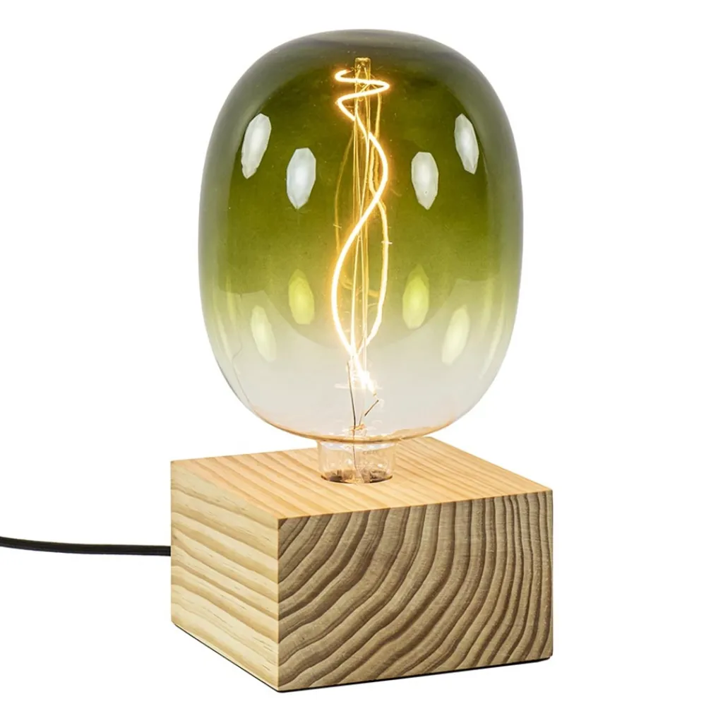 Calex tafellamp Wood FSC vierkant>Straluma Outlet