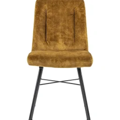 Chique eetkamerstoel velours goud>Straluma Shop