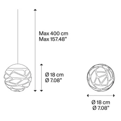 Design hanglamp Kelly cluster LED zwart>Straluma Outlet