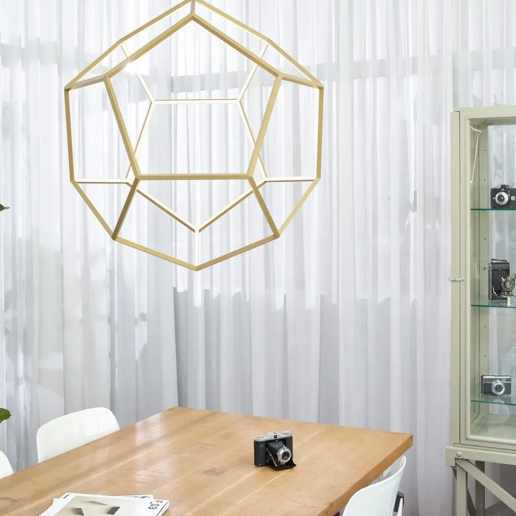 Design LED hanglamp goud 80x100 cm>Straluma Outlet
