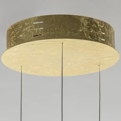 Design LED hanglamp 3-lichts rond goldleaf><noscript><img width=