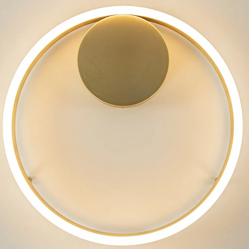 Design LED plafond/wandlamp ring goud>Straluma Fashion