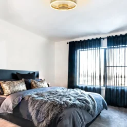 Design LED plafond/wandlamp ring goud><noscript><img width=