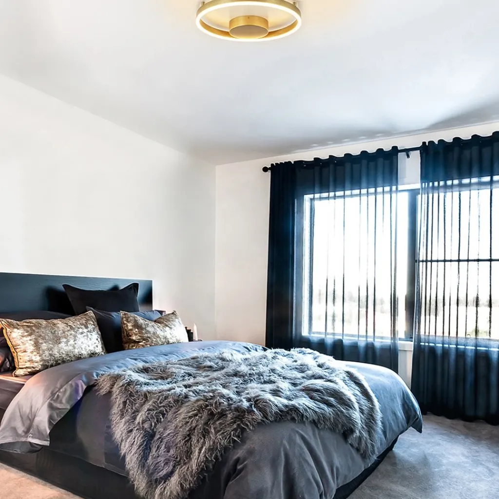 Design LED plafond/wandlamp ring goud>Straluma Fashion