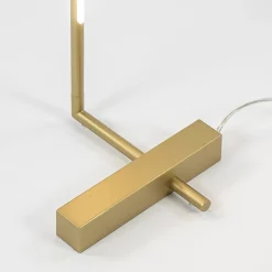 Design LED vloerlamp goud verstelbaar><noscript><img width=