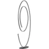 Design LED vloerlamp ovaal mat zwart dimbaar>Straluma Flash Sale