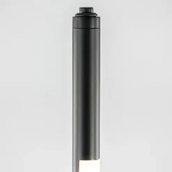 Design LED vloerlamp zwart met draaibare kap><noscript><img width=