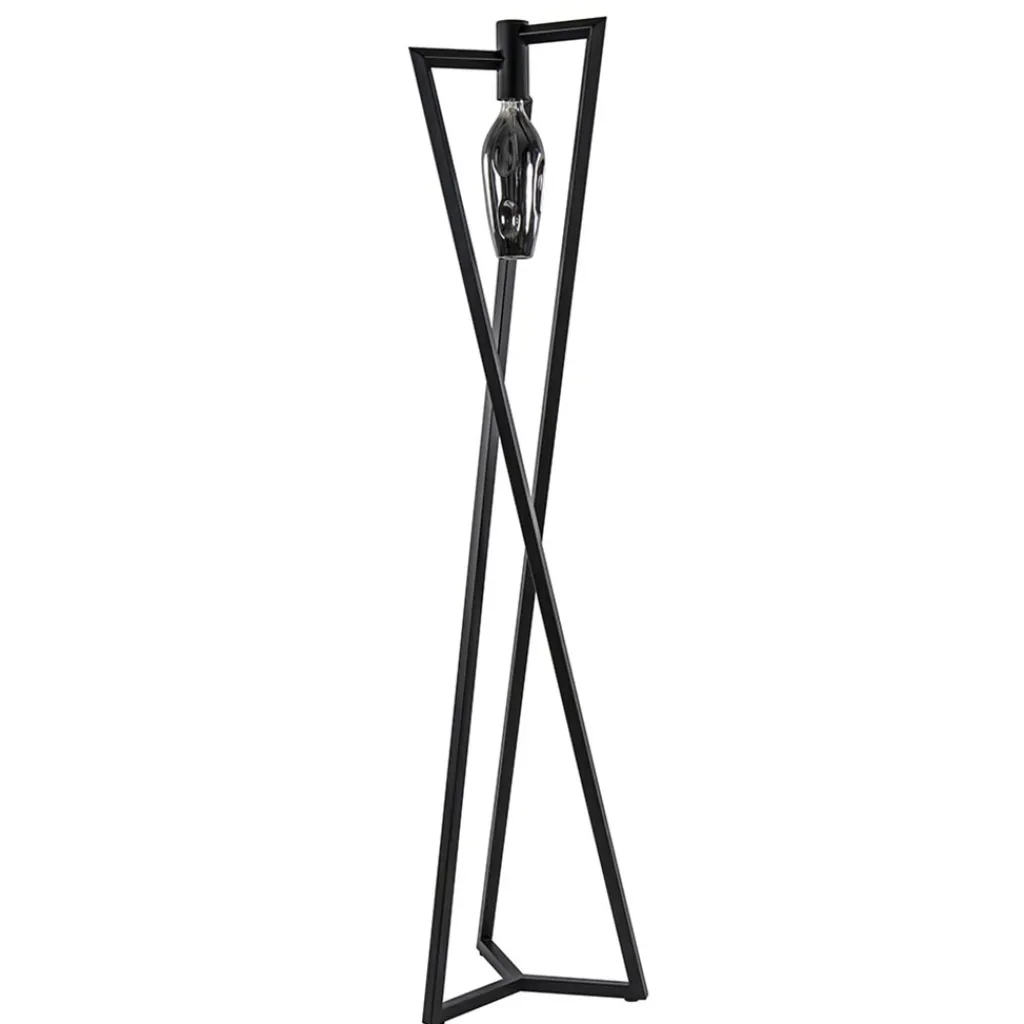 Design vloerlamp Taranto zwart metaal dimbaar>Straluma Clearance