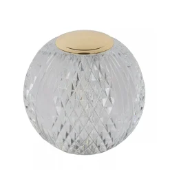 Dimbare tafellamp transparant/goud oplaadbaar>Straluma Flash Sale