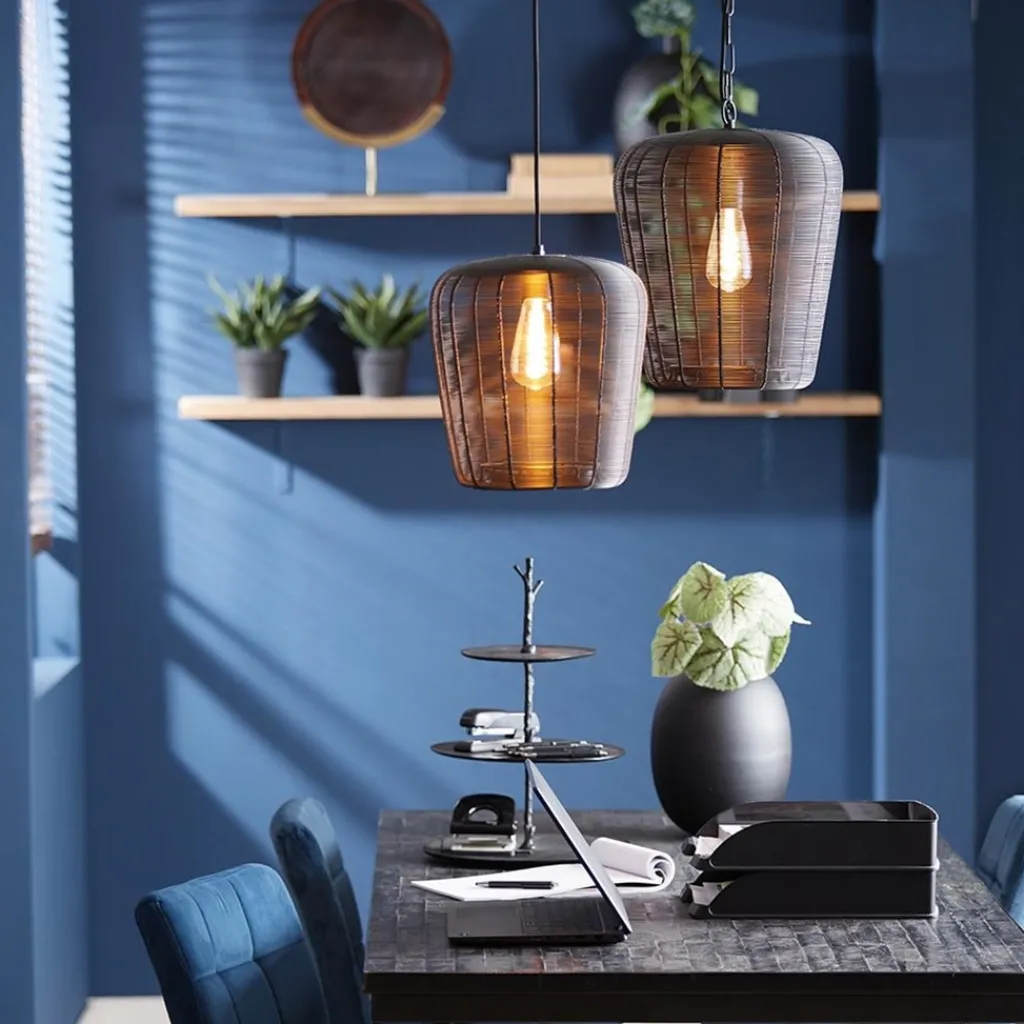 Draad hanglamp Adeta mat zwart Ø31 cm>Straluma Sale