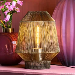 Draad tafellamp Vitora antiek brons><noscript><img width=