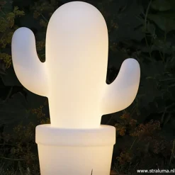 Draadloze LED tafellamp cactus wit><noscript><img width=