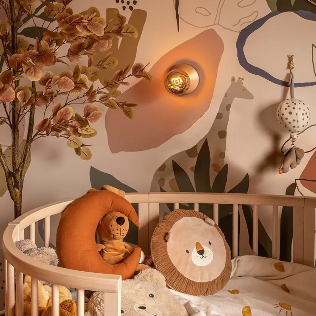 Draadloze wandlamp oplaadbaar goud met smoke>Straluma Shop