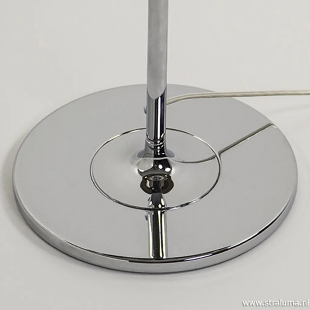 Glazen tafellamp Pearl met chroom>Straluma New