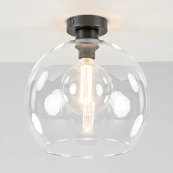 Globe plafondlamp helder glas 30 cm>Straluma Fashion