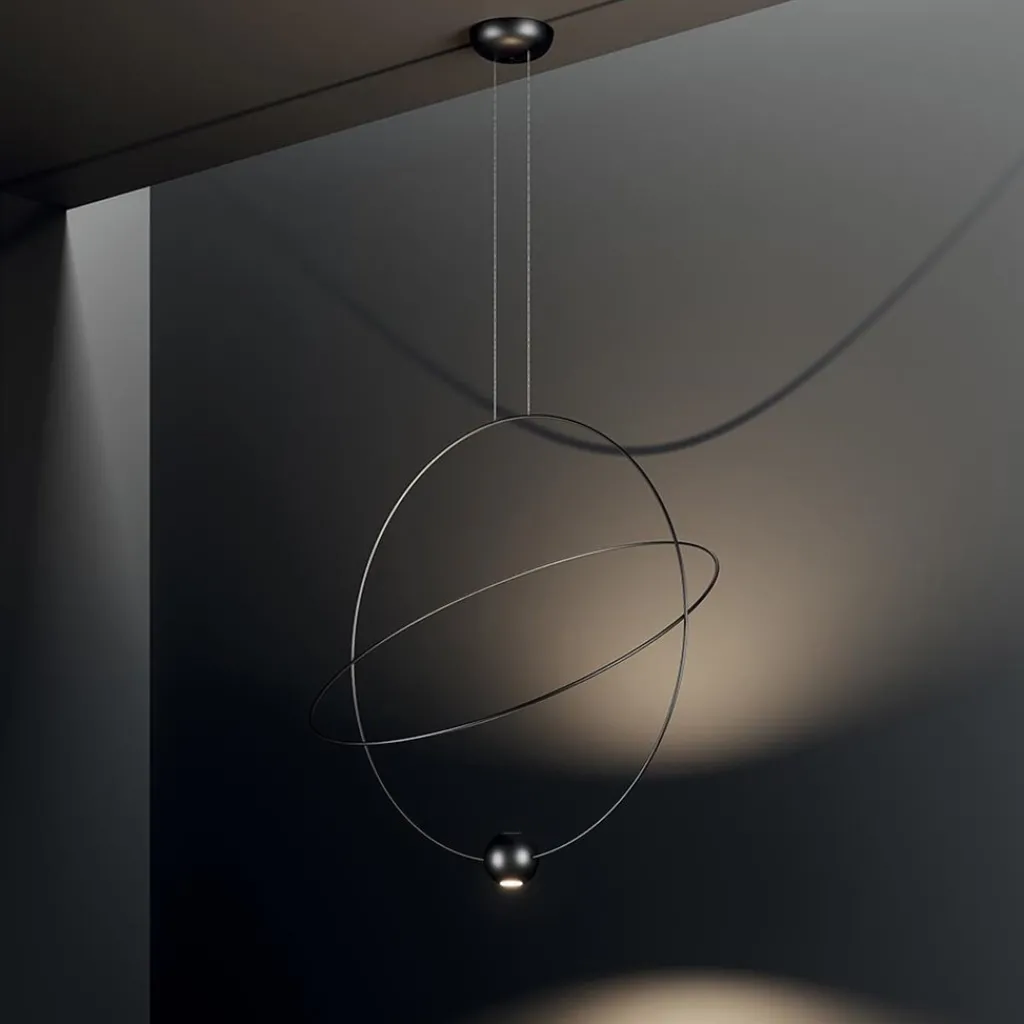 Grote design hanglamp ring met LED spot>Straluma Discount