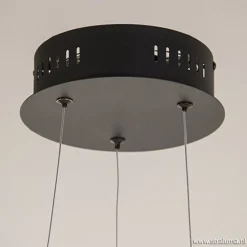 Grote design hanglamp zwart LED><noscript><img width=