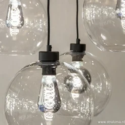 Grote 8-lichts multipendel/ hanglamp met helder glas><noscript><img width=