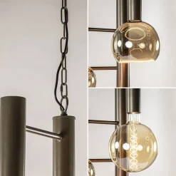 Grote 7-lichts Vide hanglamp brons><noscript><img width=