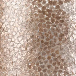 Grote schelpen wandlamp bruin met goud 60 cm><noscript><img width=